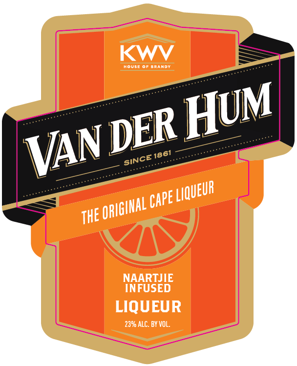 TABC label artwork for KWV Van Der Hum