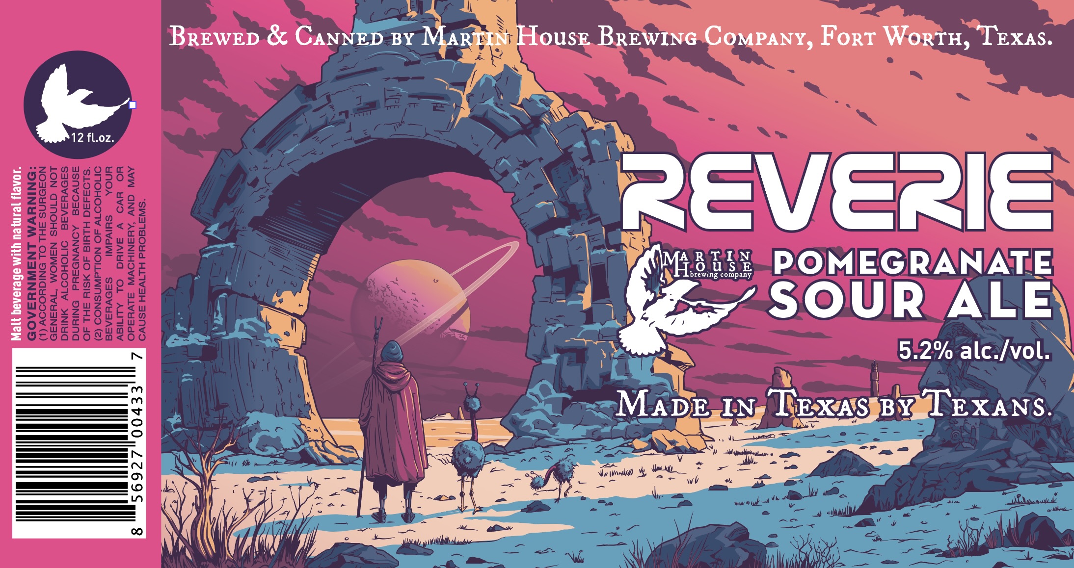 TABC label artwork for Reverie 2026 Can