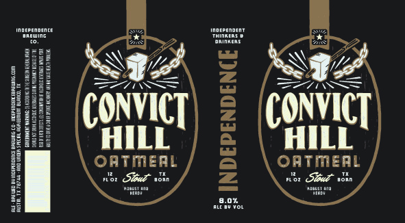 TABC label artwork for Convict Hill