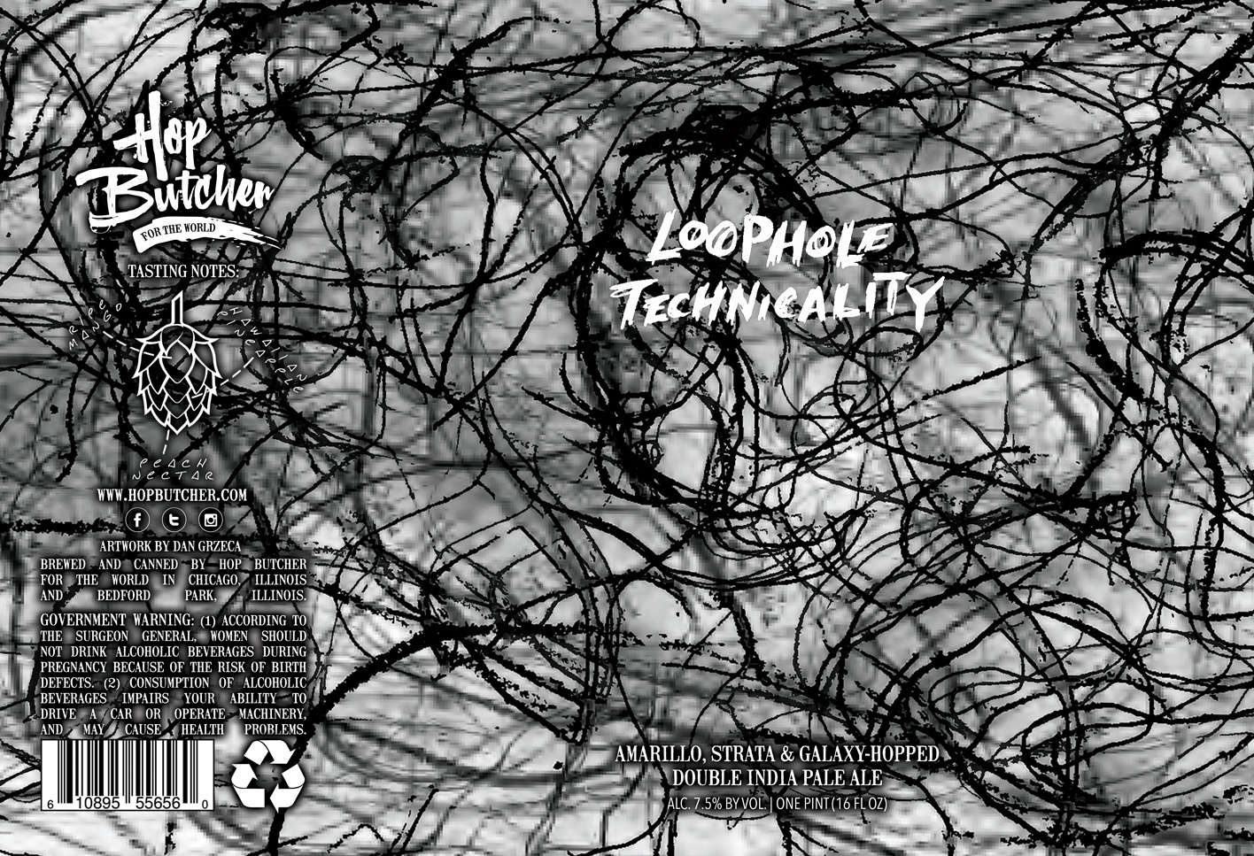 TABC label artwork for Loophole Technicality