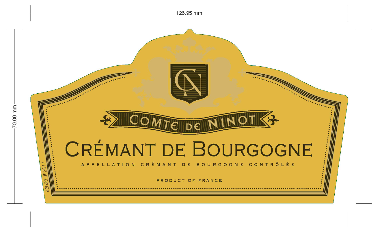 TABC label artwork for COMTE DE NINOT BLANC BRUT