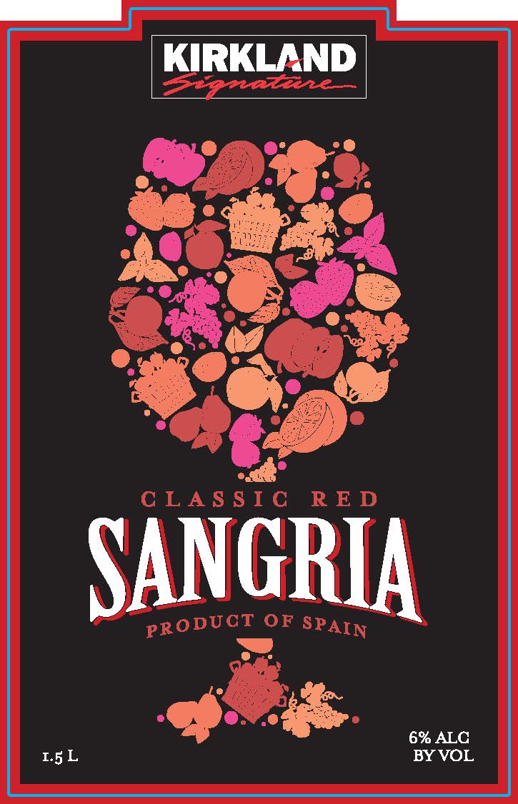 TABC label artwork for KIRKLAND SIGNATURE SANGRIA