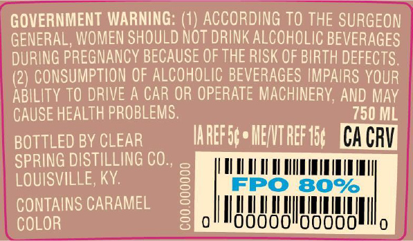 TABC label artwork for Wolcott Chocolate Maple Cream