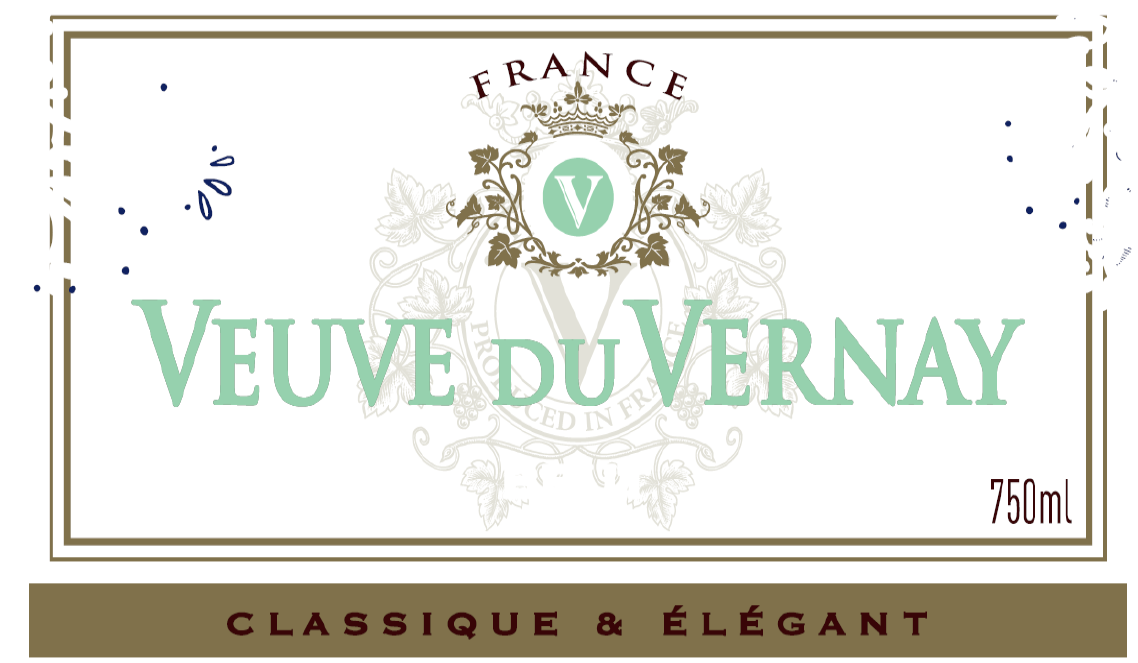 TABC label artwork for VEUVE DU VERNAY BRUT