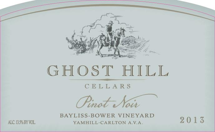 TABC label artwork for GHOST HILL CELLARS BAYLISS-BOWER PINOT NOIR