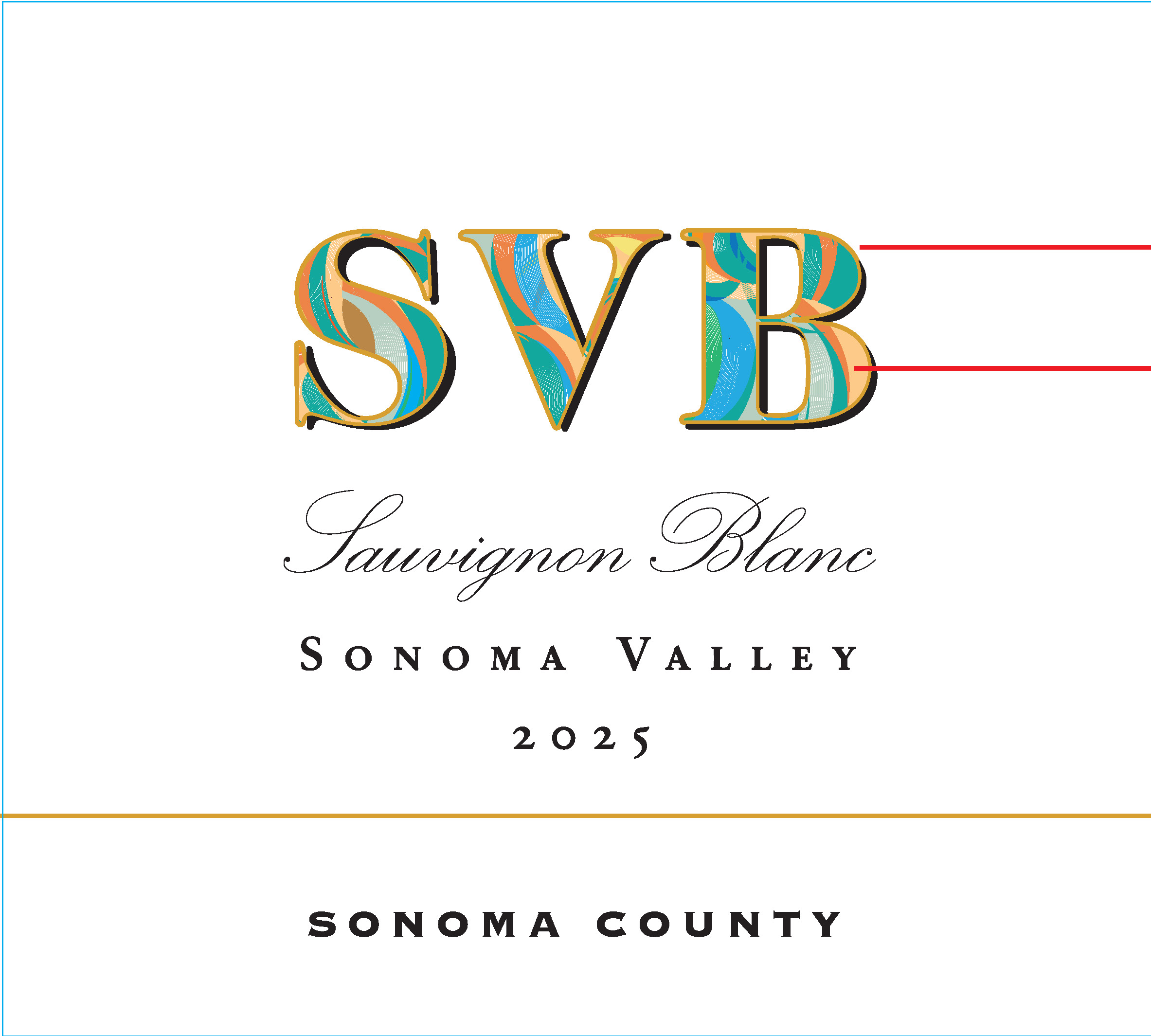 TABC label artwork for SVB Sauvignon Blanc, Russian River Valley, Sonoma County