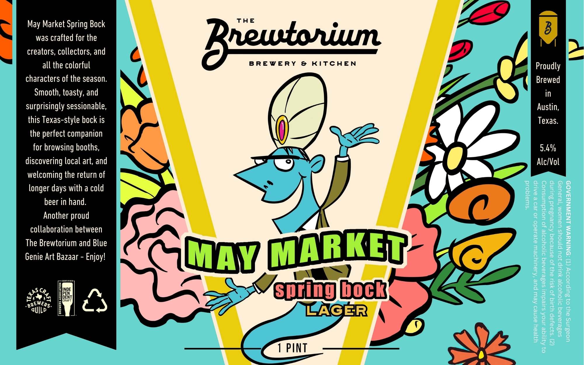 TABC label artwork for May Market Spring Bock
