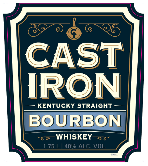 TABC label artwork for CAST IRON