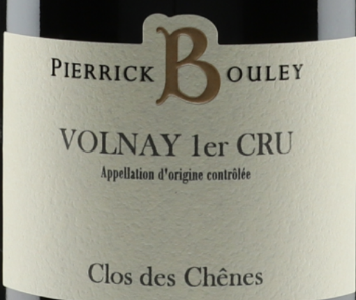 TABC label artwork for PIERRICK BOULEY CLOS DES CHENES