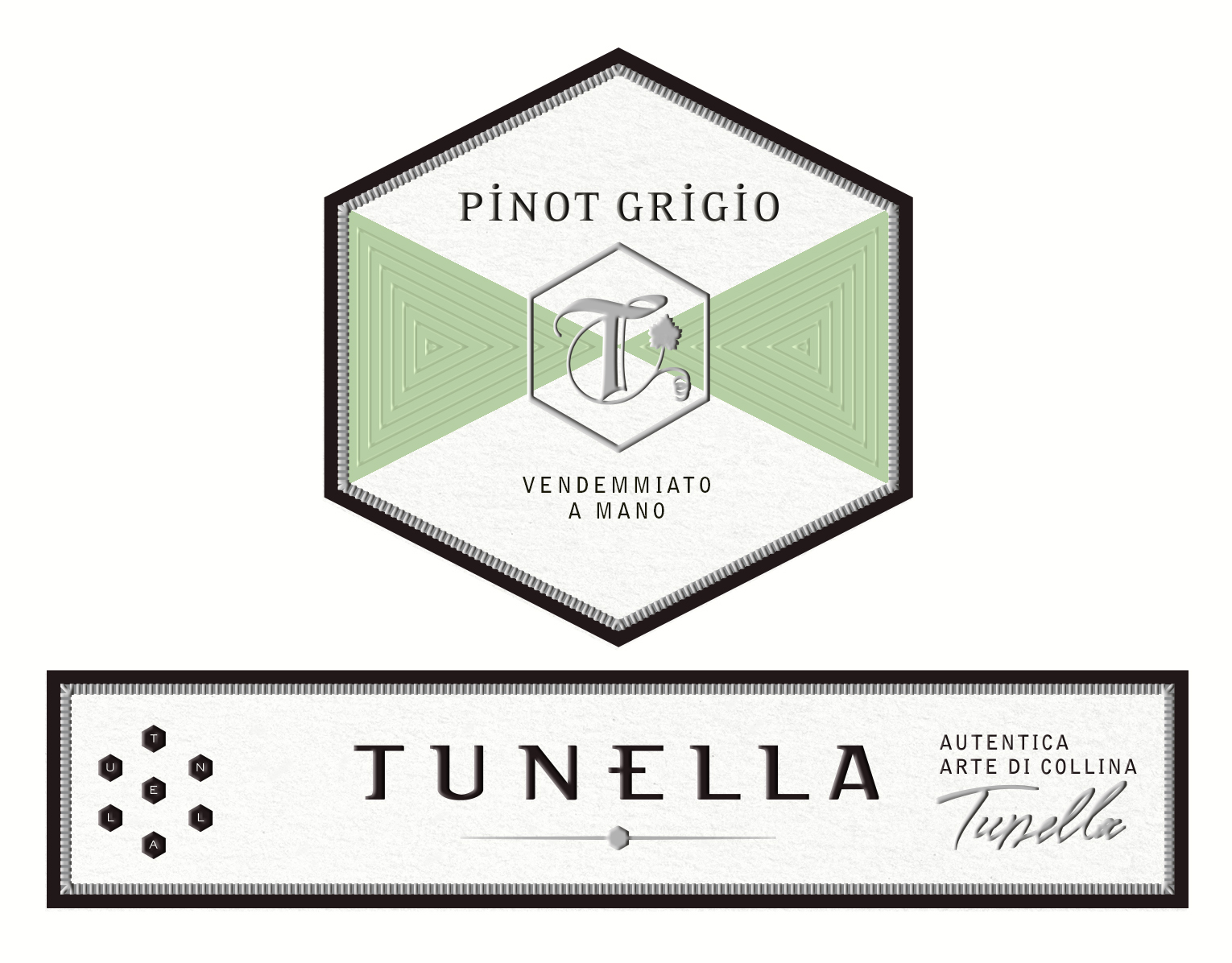 TABC label artwork for TUNELLA PINOT GRIGIO FRIULI COLLI ORIENTALI