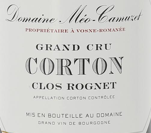 TABC label artwork for MEO CAMUZET CLOS ROGNET
