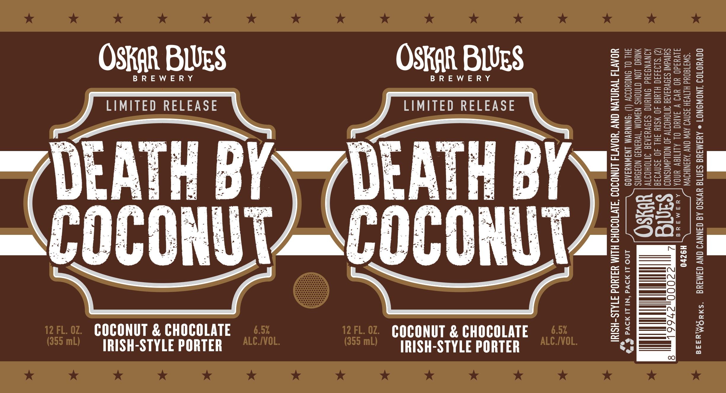 TABC label artwork for Death By Coconut