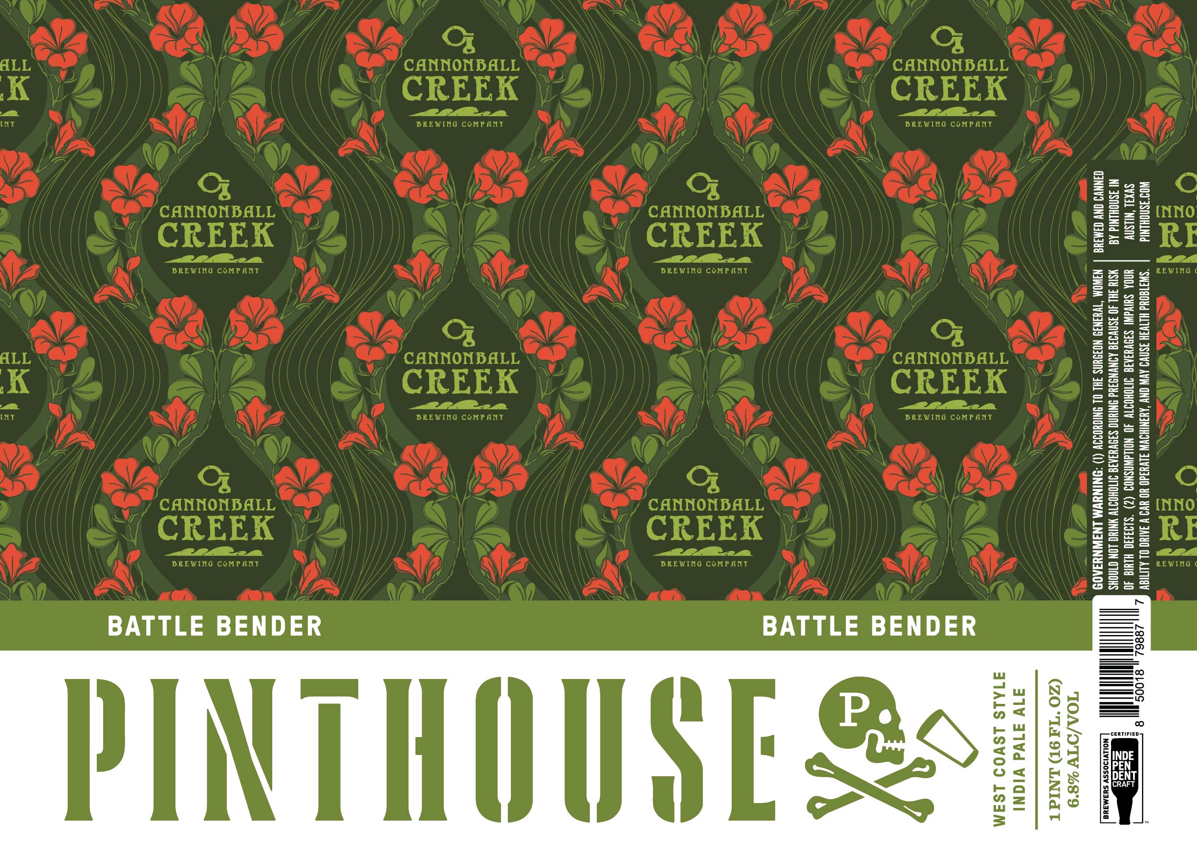 TABC label artwork for Battle Bender