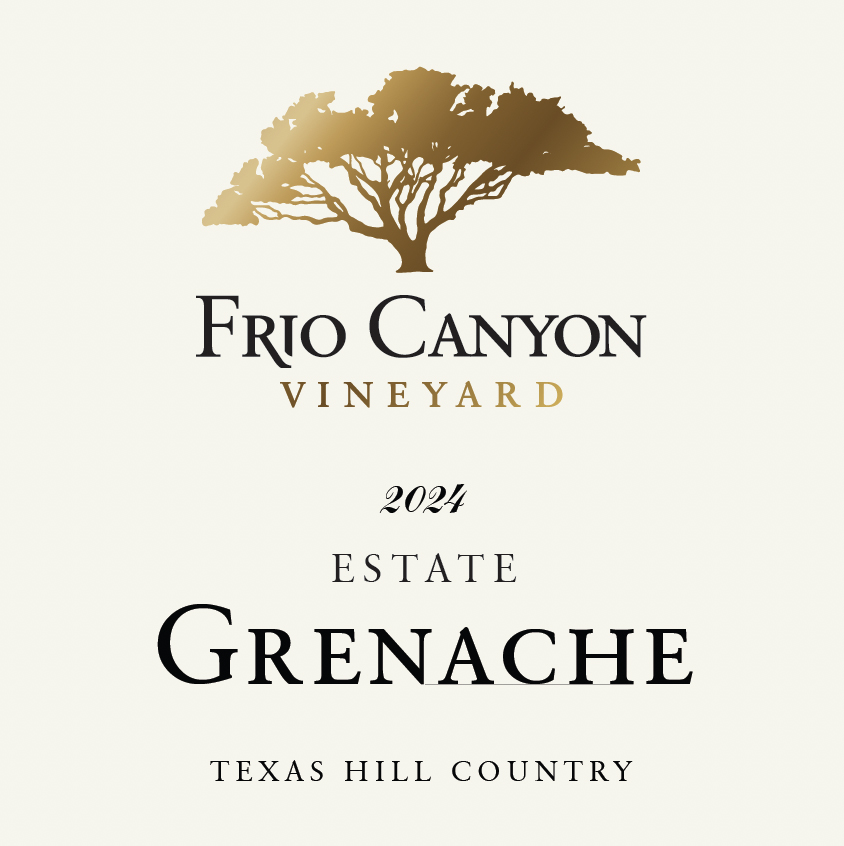 TABC label artwork for Frio Canyon Vineyard Estate Grenache