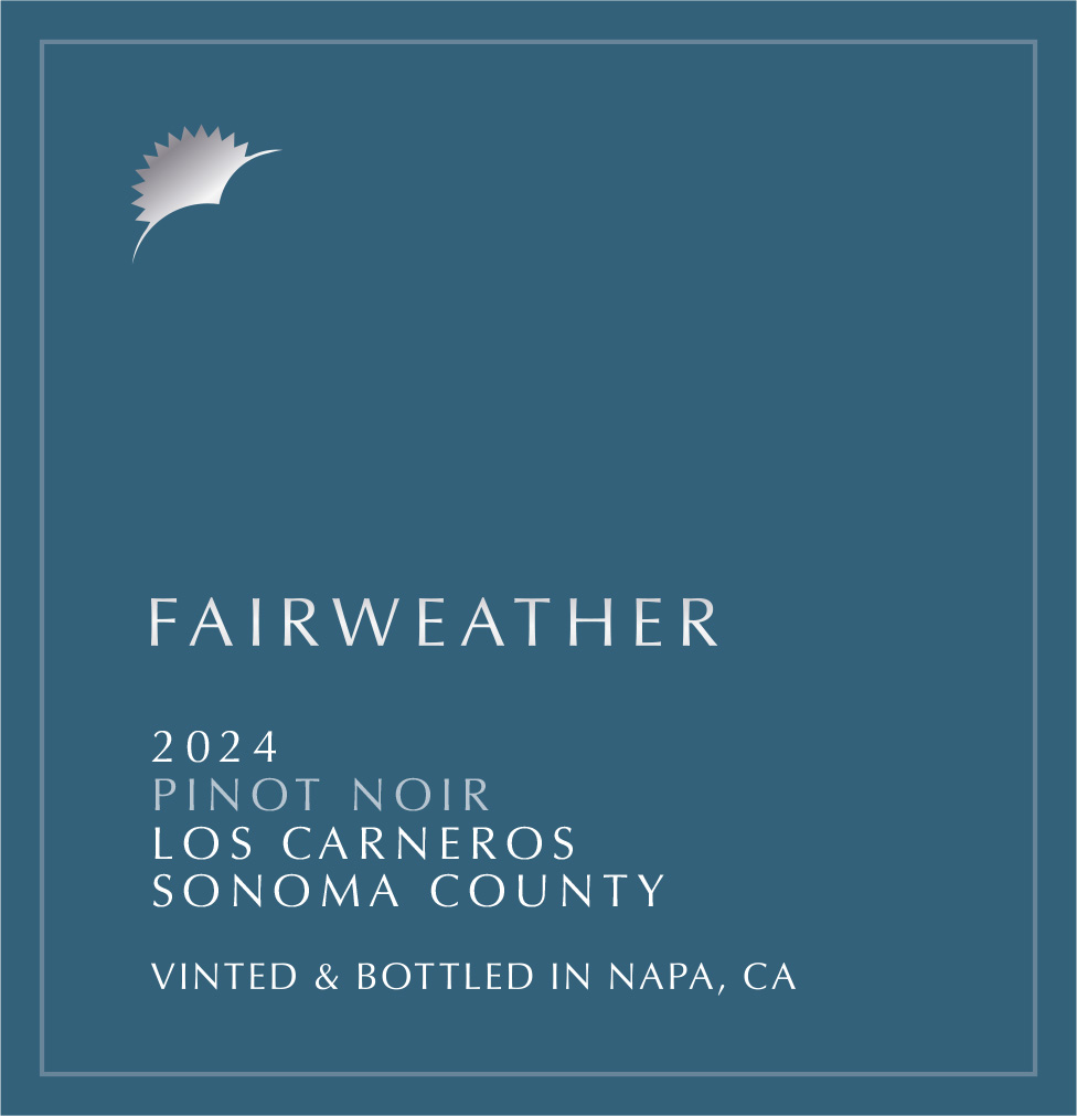 TABC label artwork for Fairweather Pinot Noir Los Carneros