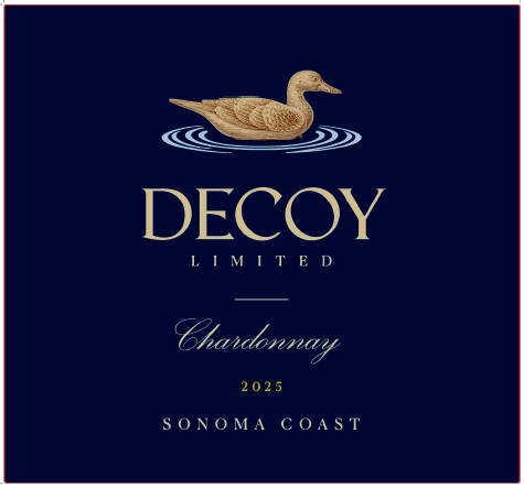 TABC label artwork for DECOY CHARDONNAY SONOMA COAST LIMITED