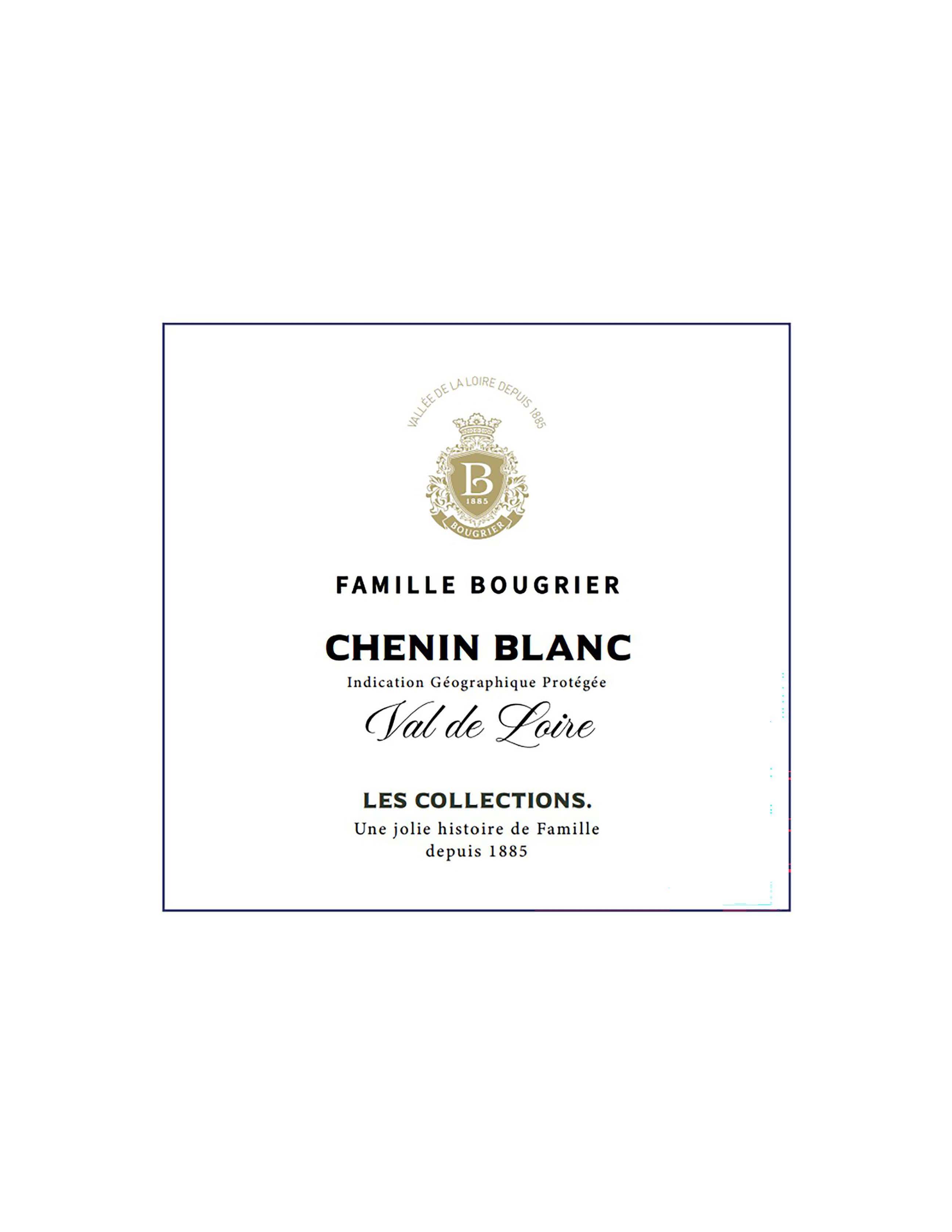TABC label artwork for Bougrier Chenin Blanc