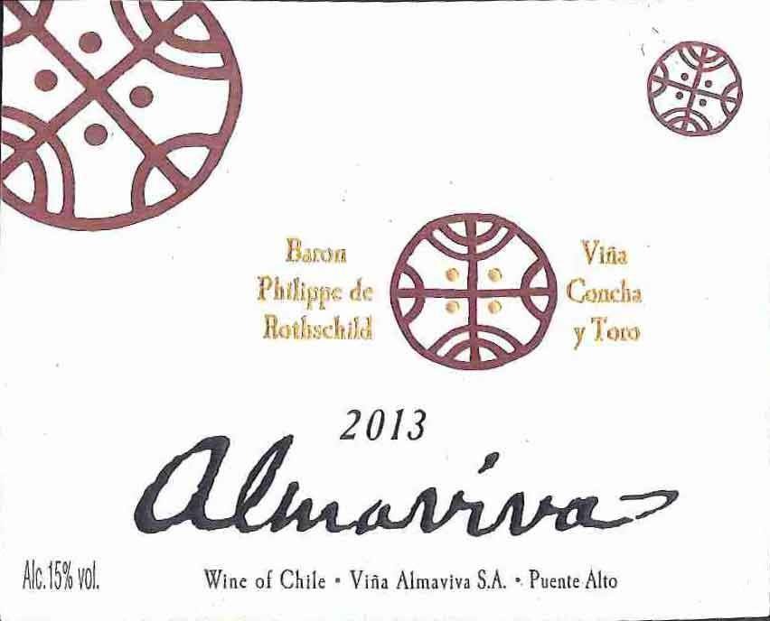 TABC label artwork for Almaviva Puente Alto Red