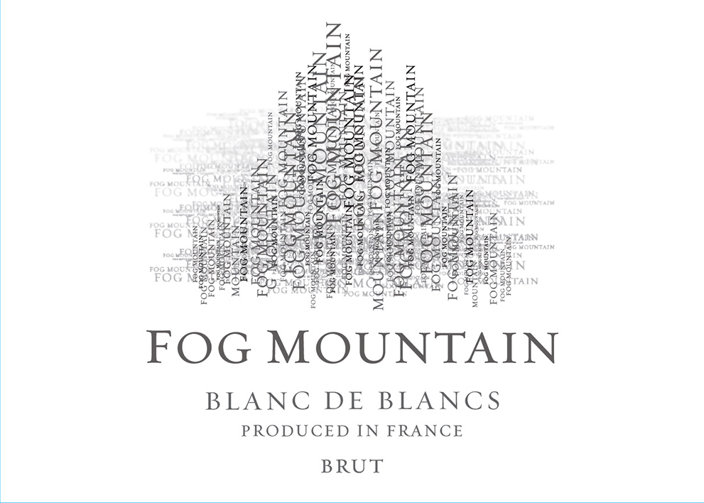 TABC label artwork for Fog Mountain Brut Blanc De Blancs