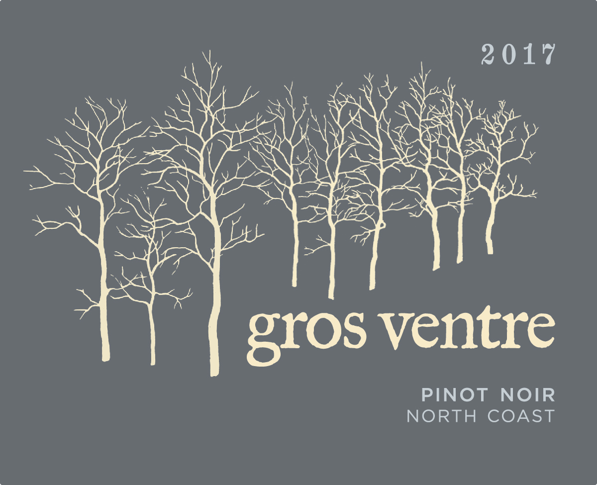 TABC label artwork for Gros Ventre Pinot Noir