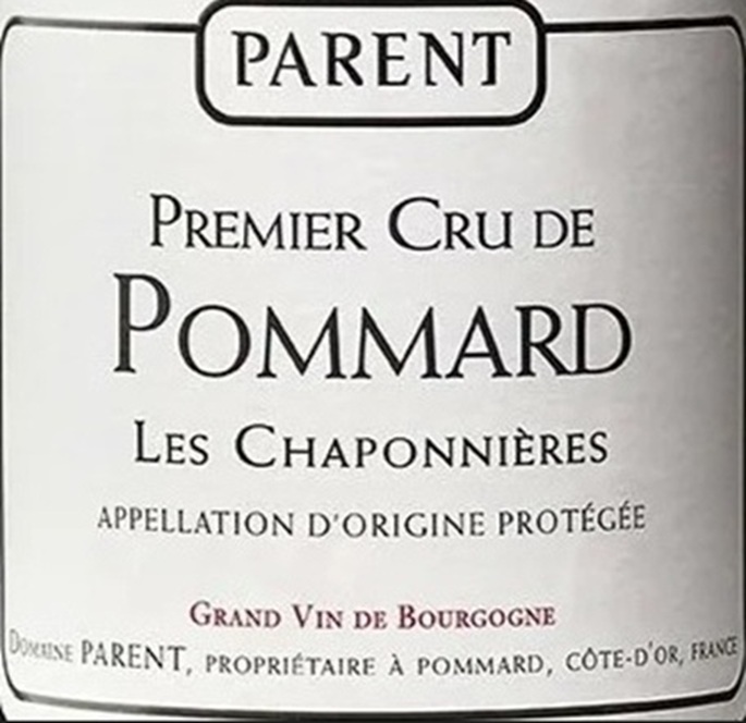 TABC label artwork for DOMAINE PARENT LES CHAPONNIERES