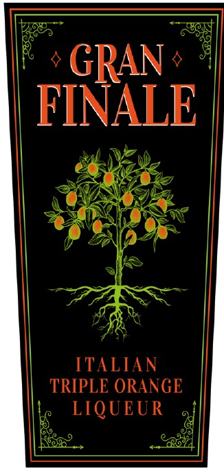 TABC label artwork for Gran Finale Triple Orange Liqueur