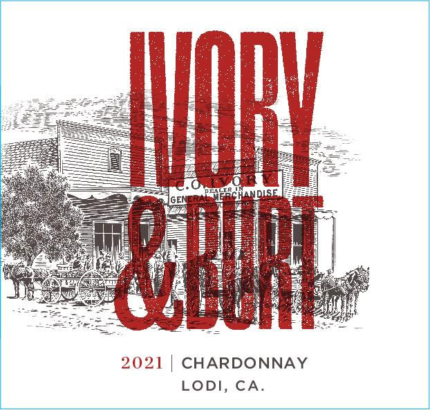 TABC label artwork for Ivory & Burt Chardonnay Lodi