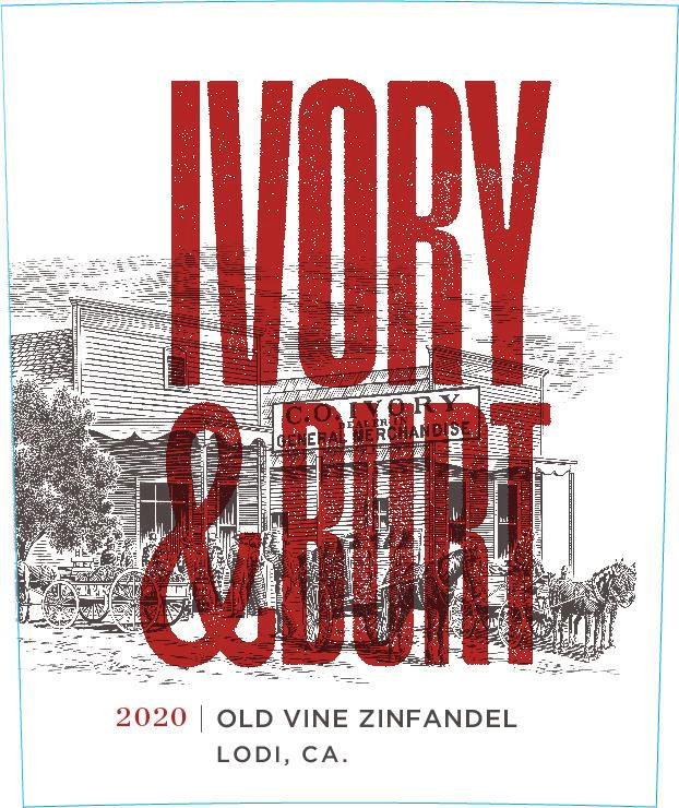 TABC label artwork for Ivory & Burt Old Vine Zinfandel Lodi