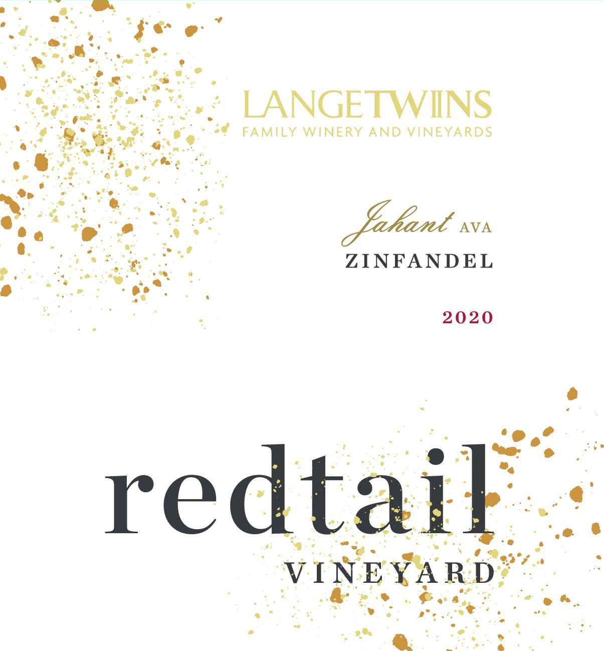 TABC label artwork for LangeTwins Family Winery & Vineyards Zinfandel Jahant