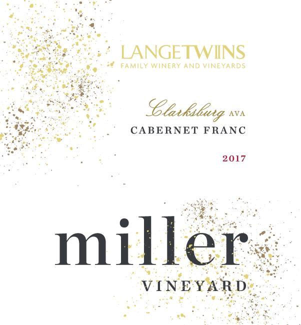 TABC label artwork for LangeTwins Family Winery & Vineyards Cabernet Franc Clarksburg