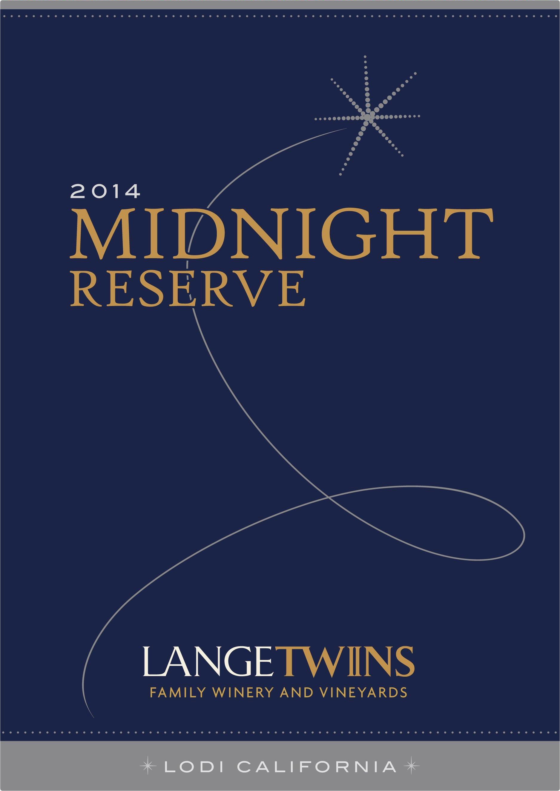 TABC label artwork for LangeTwins Family Winery & Vineyards Bordeaux Midnight Reserve Lodi