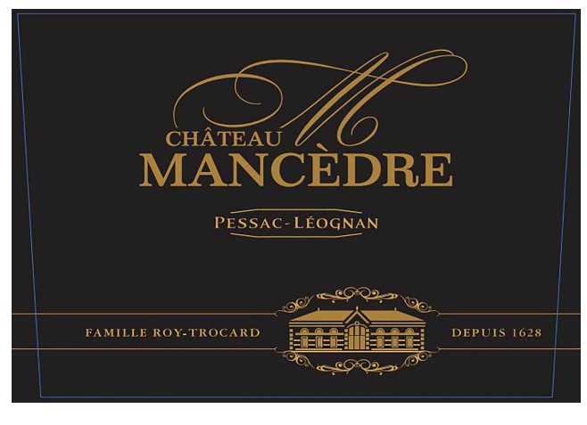 TABC label artwork for Chateau Mancedre Cabernet Sauvignon, Merlot Pessac-Leognan Bordeaux