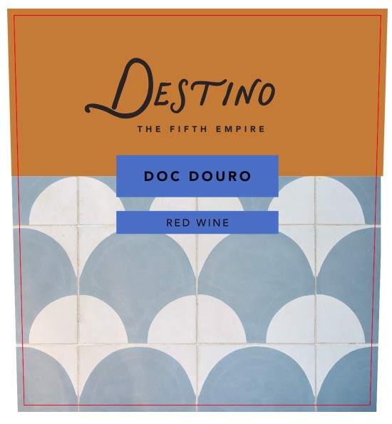 TABC label artwork for Destino Fifth Empire Douro Red