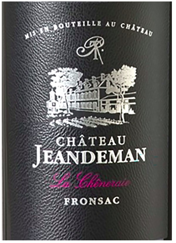 TABC label artwork for Chateau Jeandeman Fronsac