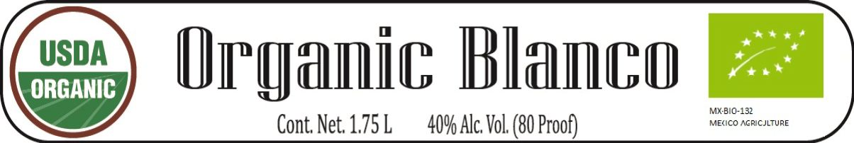 TABC label artwork for 3 Amigos Organic Blanco Tequila