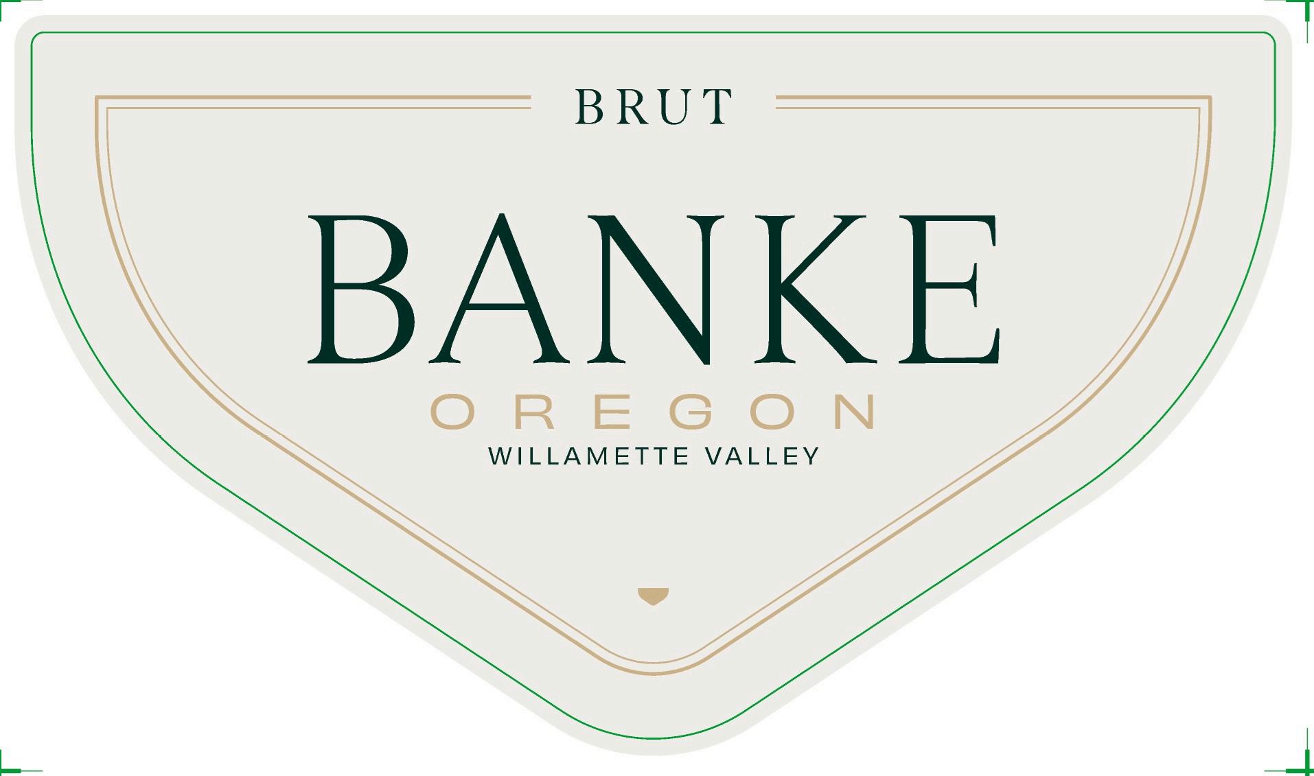 TABC label artwork for BANKE WILLAMETTE VALLEY BRUT SPARKLING WINE