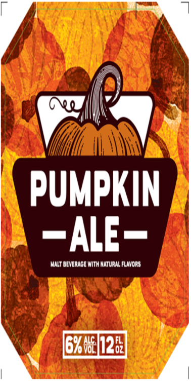 TABC label artwork for State of Brewing Pumpkin Ale