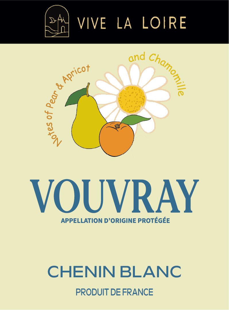 TABC label artwork for VIVE LA LOIRE CHENIN BLANC