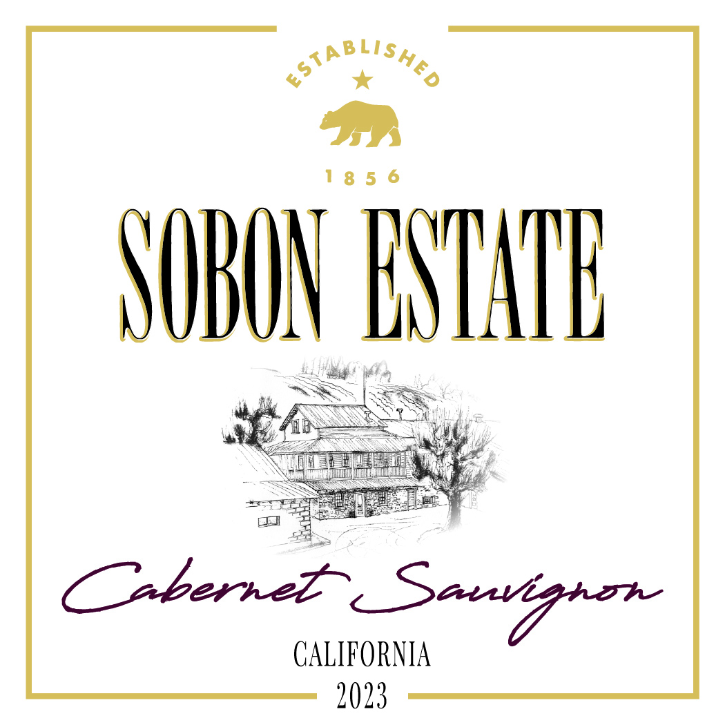 TABC label artwork for Sobon Estate Cabernet Sauvignon California