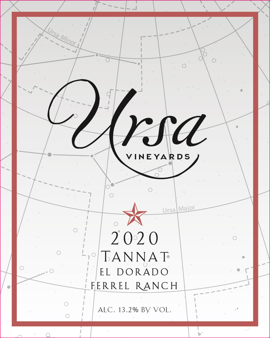 TABC label artwork for Ursa Tannat, Ferrel Ranch
