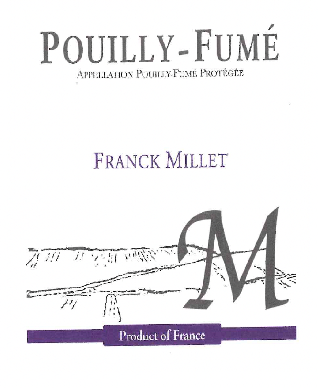 TABC label artwork for FRANCK MILLET POUILLY-FUME