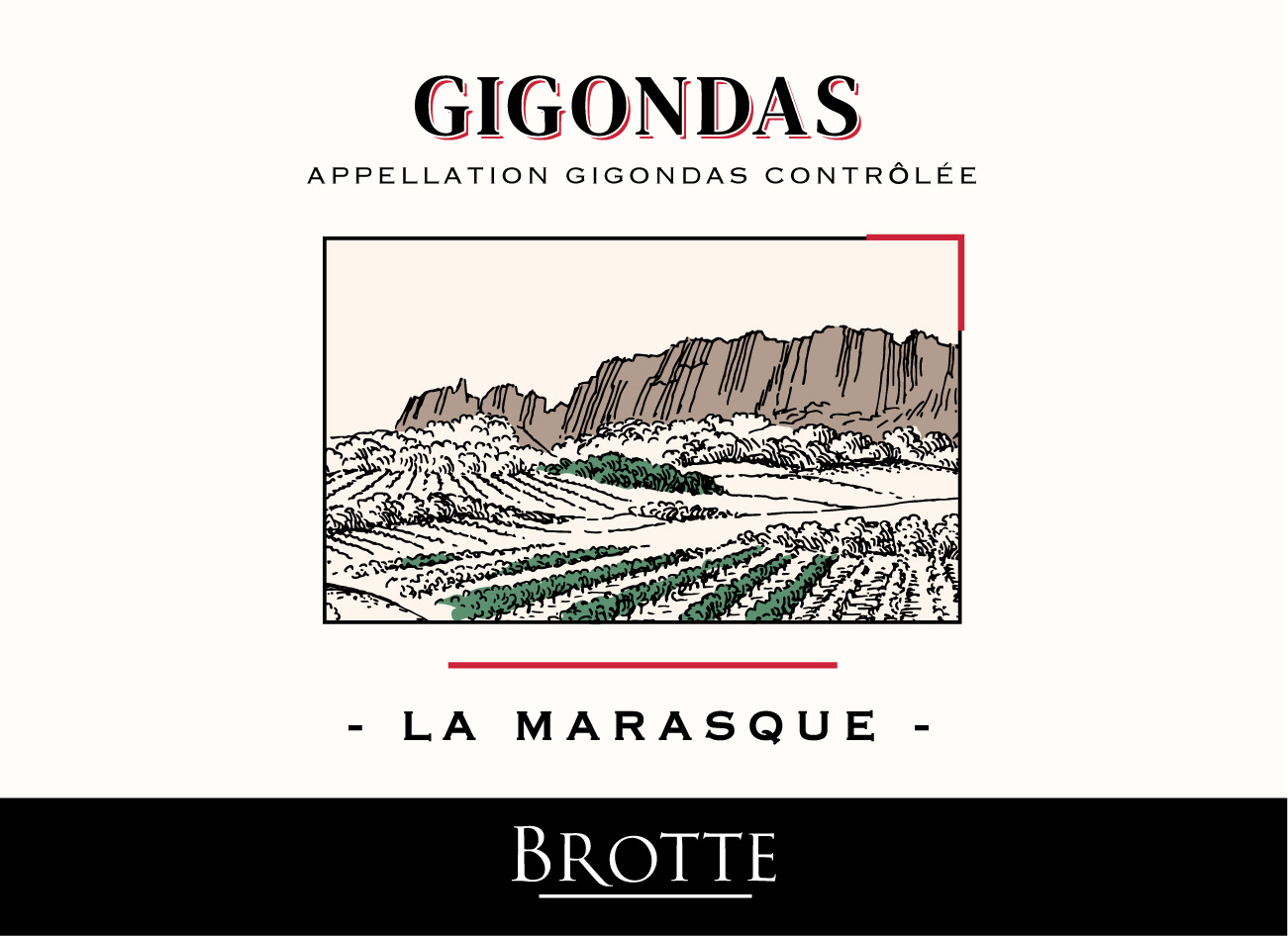 TABC label artwork for BROTTE LA MARASQUE