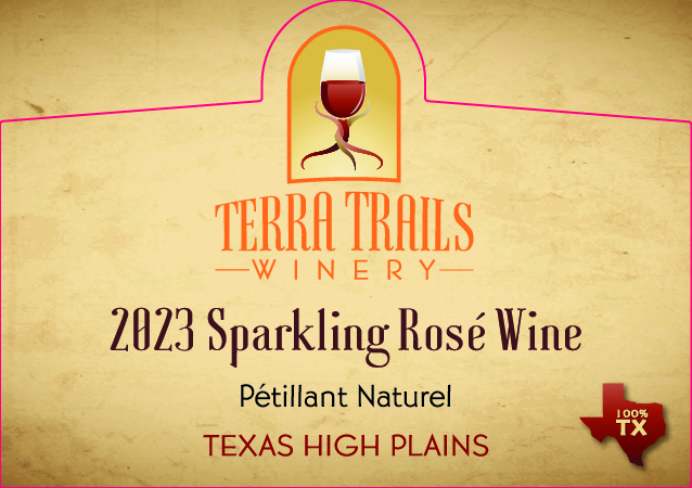 TABC label artwork for TT 2023 Sparkling Texas PetNat Rose