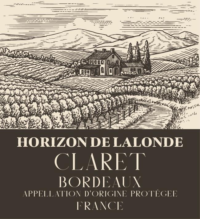 TABC label artwork for Horizon de Lalonde