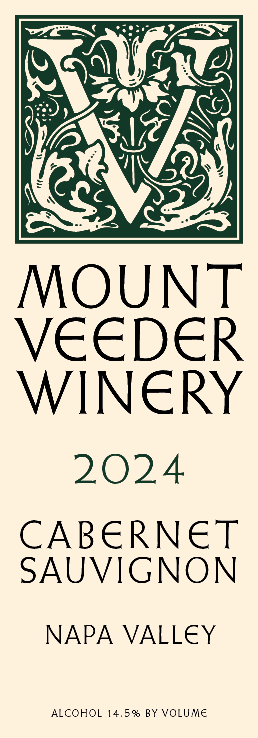 TABC label artwork for Mount Veeder Winery Cabernet Sauvingnon Napa Valley