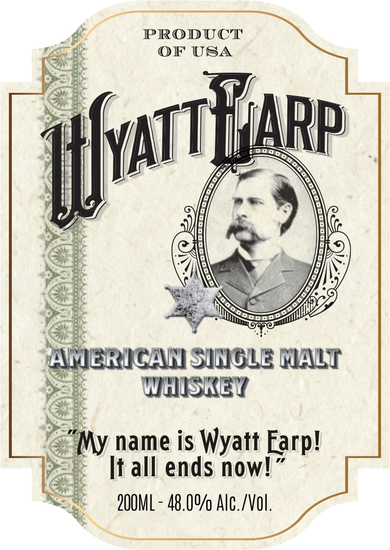 TABC label artwork for WYATT EARP