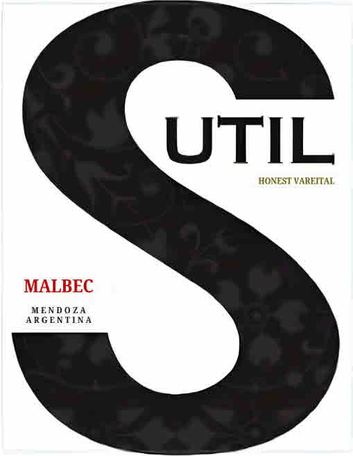 TABC label artwork for Sutil Mendoza Malbec