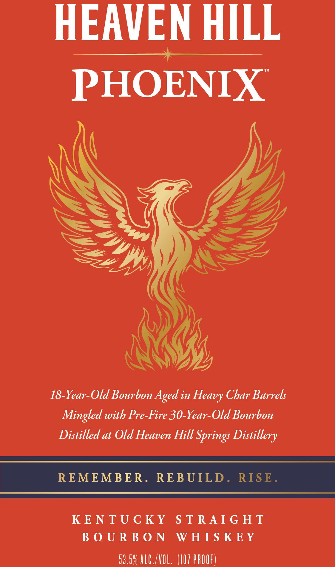 TABC label artwork for Heaven Hill Phoenix