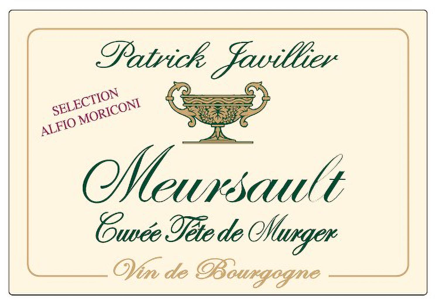 TABC label artwork for Patrick Javillier Chardonnay Cuvee Tete De Murger Meursault
