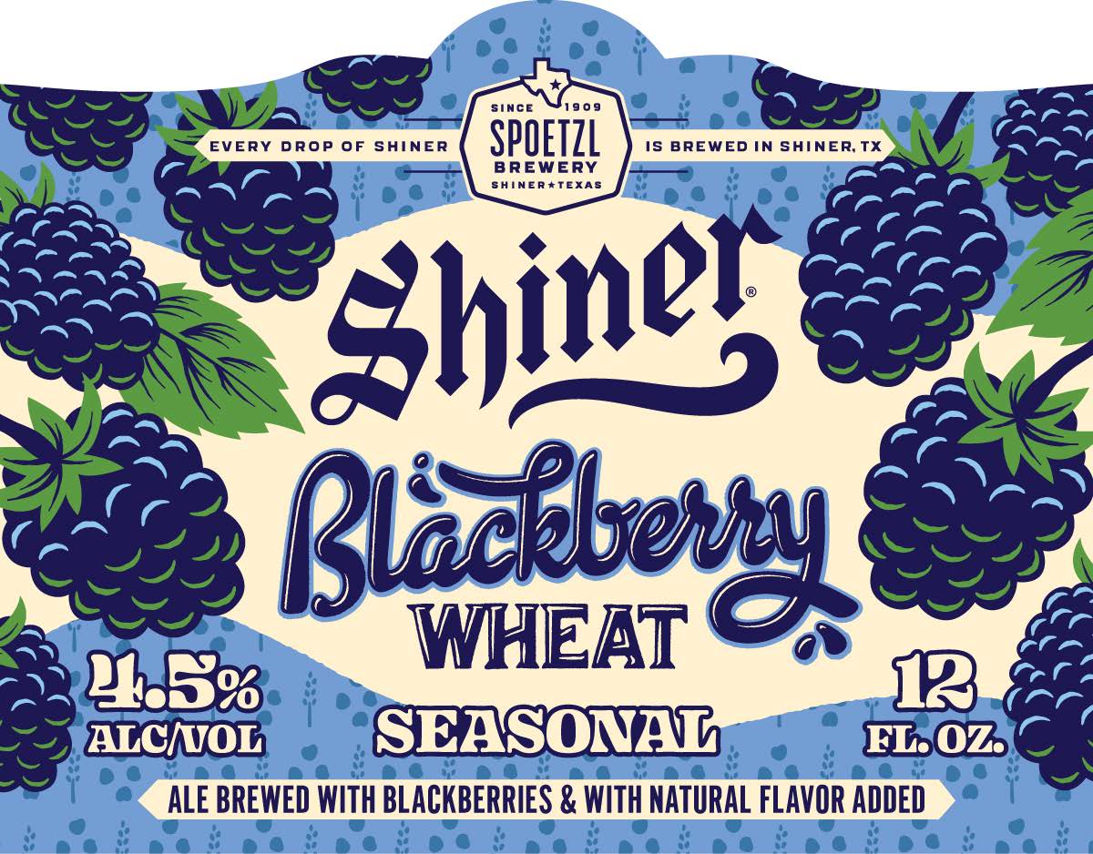 TABC label artwork for Shiner Blackberry Wheat